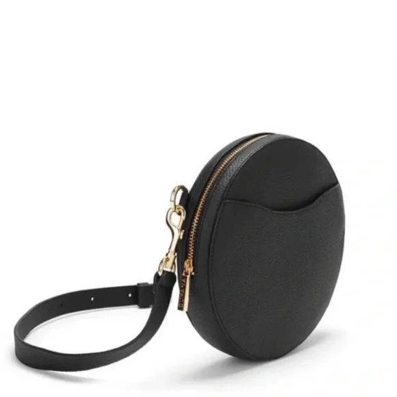 Cuyana Mini Circle Belt Bag Adjustable Crossbody Shoulder XS/S Black EUC - Picture 2 of 11